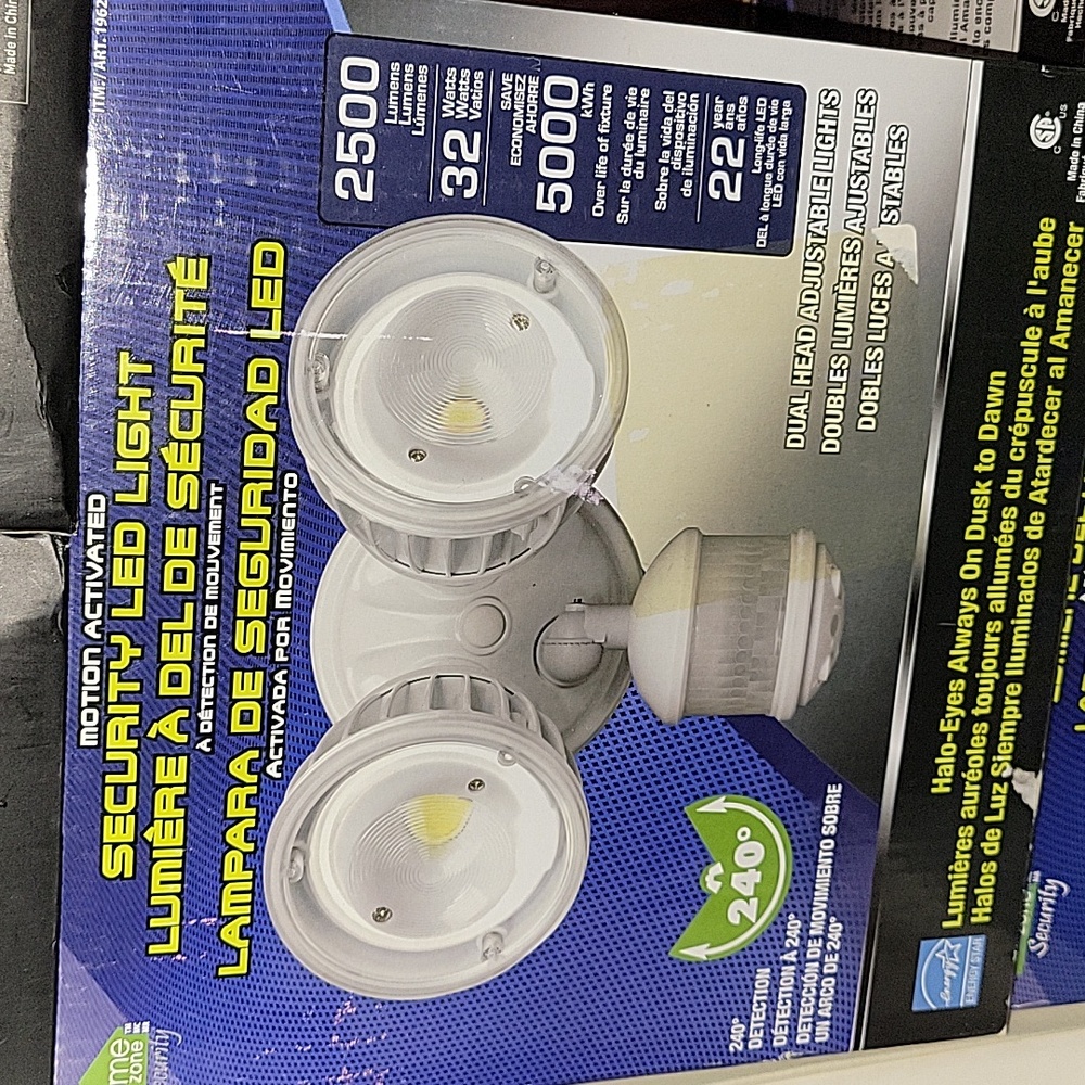 Security LED Light with Motion Sensor
